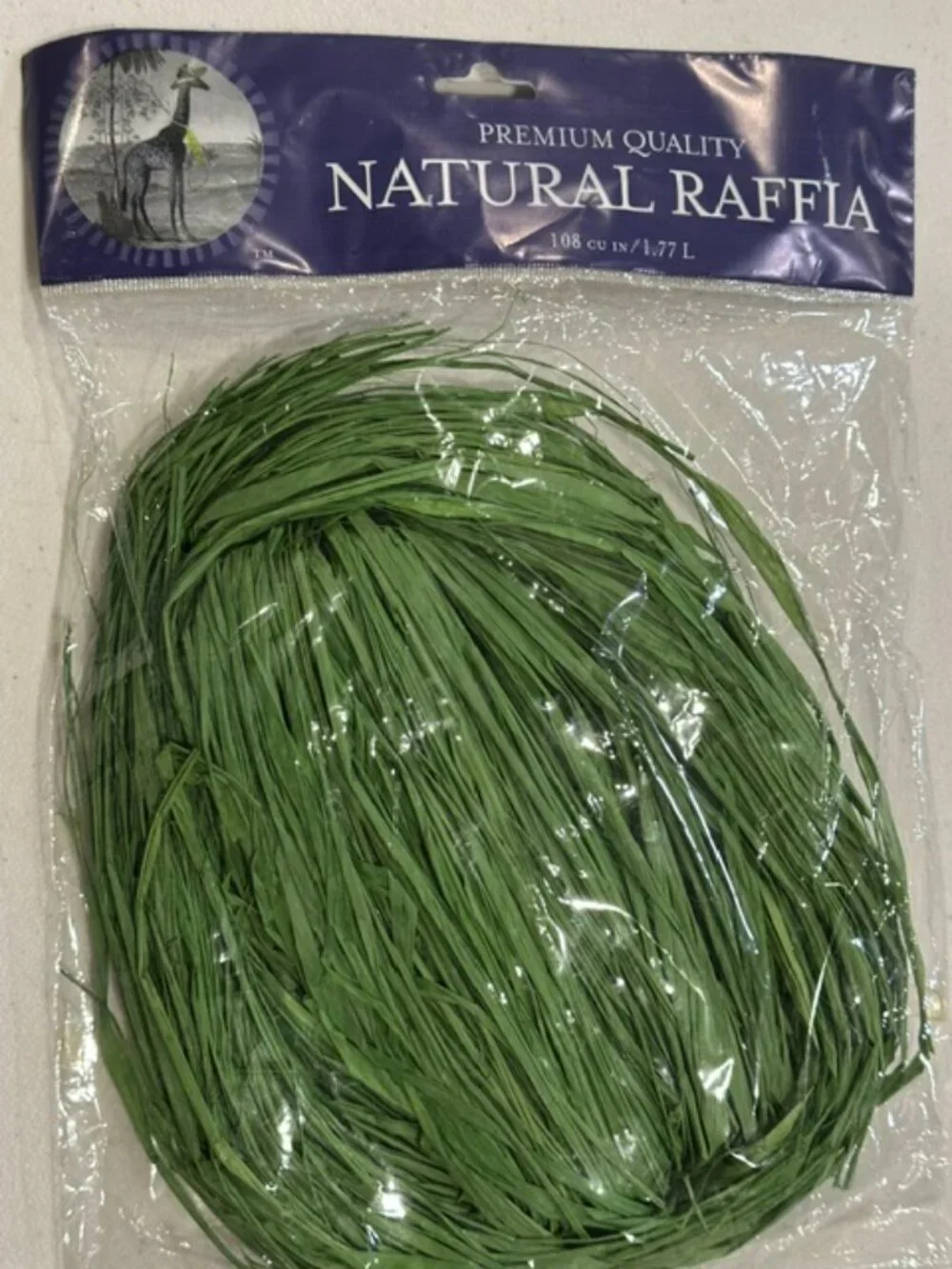 NEW SuperMoss Green Natural Raffia 108 cubic inches